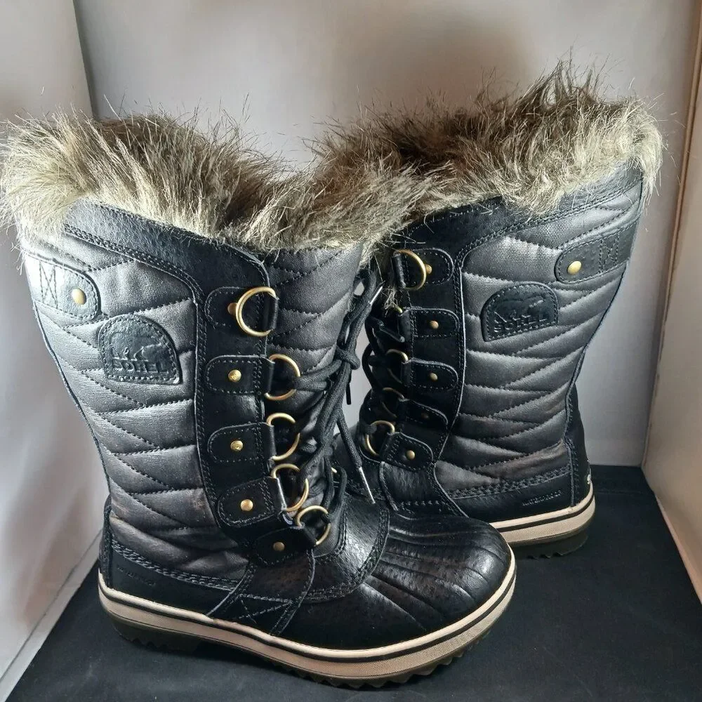 Sorel Tofino II Winter Black Women's Boot size 5M